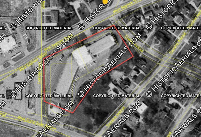 Albert Pick Motor Hotel - 1957 Aerial (newer photo)